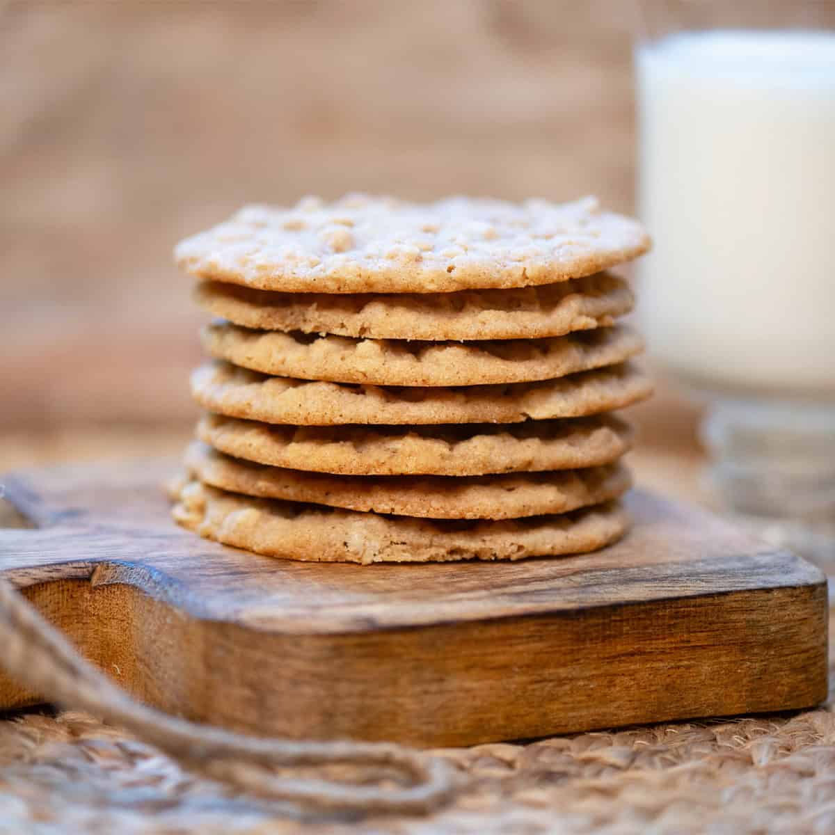 Chewiest thinnest Oatmeal Cookies