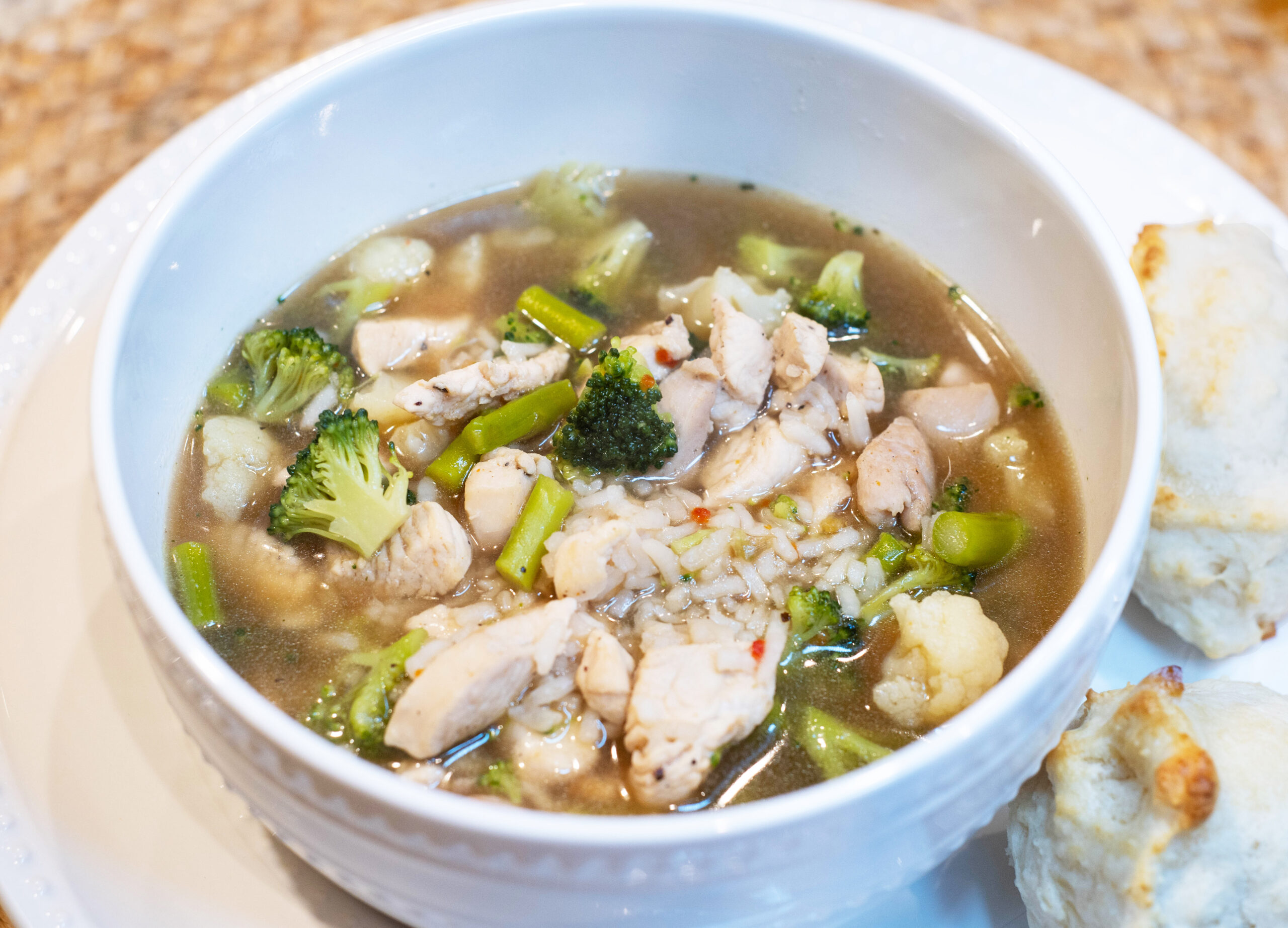 Chunky Chicken Vegetable Soup