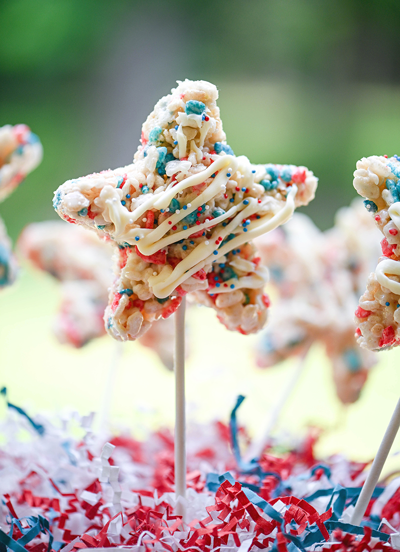 Patriotic Rice Krispie Treats