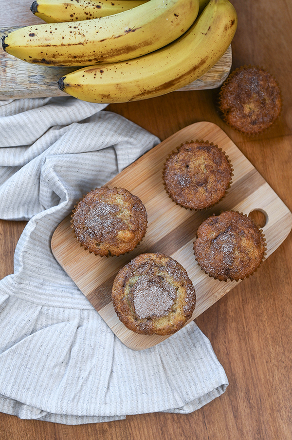 The Best Banana Cinnamon Muffins