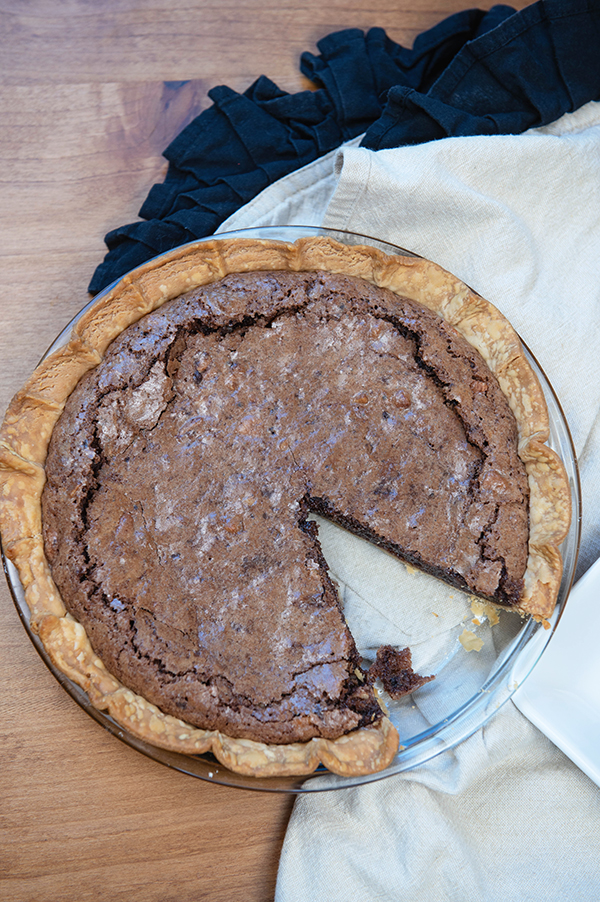 Fudge Pie with Pecans