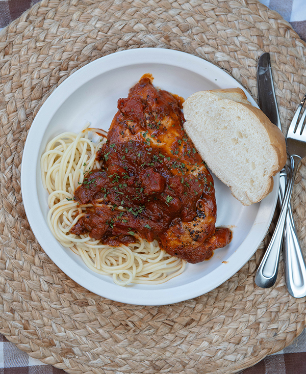 Weeknight Chicken with Tomatoes