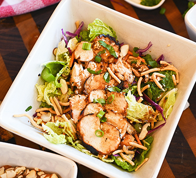 Asian Inspired Grilled Chicken Salad