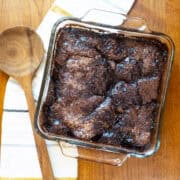 fudgy old fashioned chocolate cobbler