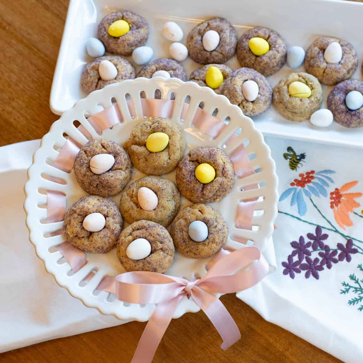 Peanut butter cadbury eggs display