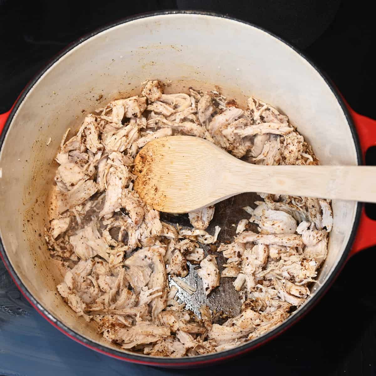 Chicken Chile Soup Step 3 Add the Cooked Chicken