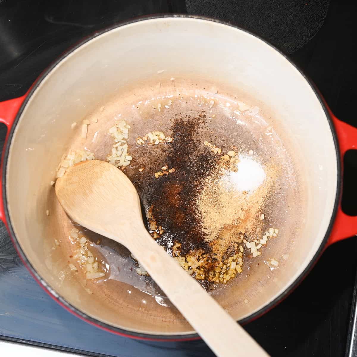 Chicken Chile Soup Step 2 Adding the Seasonings