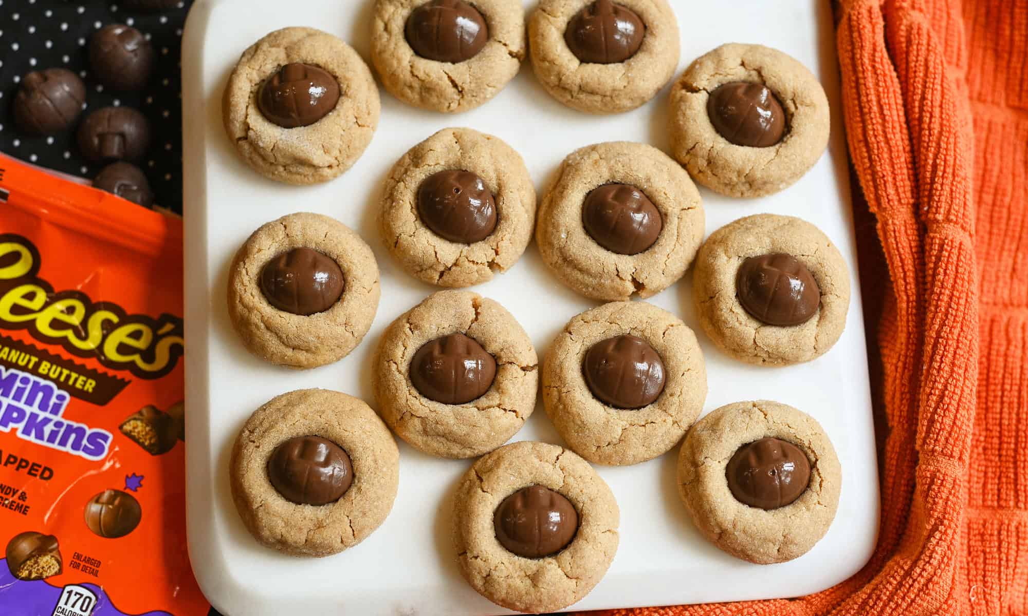 Mini Reese's Pumpkin Cookies Round Up3
