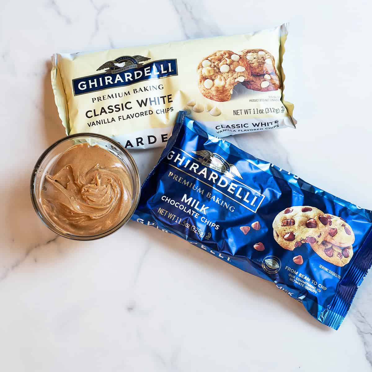 Chocolate Peanut Butter Meltaways ingredients